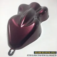 Volcanic Red Crystal Effect