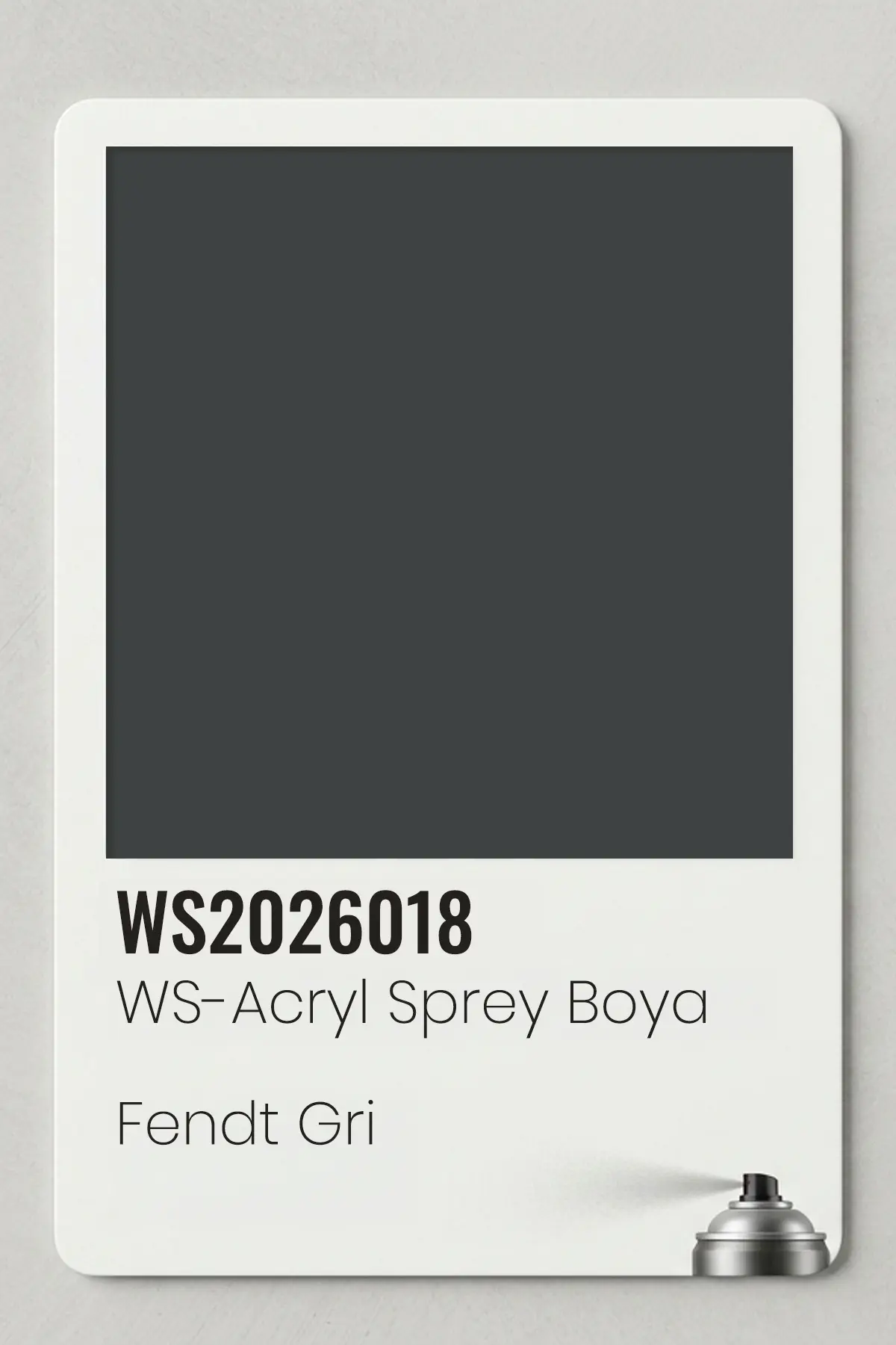 WS-Acryl Sprey Boya 400ml – Fendt Gri