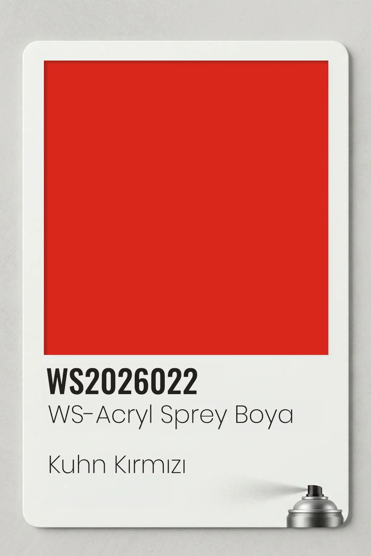 WS-Acryl Sprey Boya 400ml – Kuhn Kırmızı