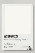 WS-Acryl Sprey Boya 400ml – Saf Beyaz RAL 9010