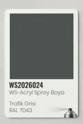 WS-Acryl Sprey Boya 400ml – Trafik Grisi RAL 7043