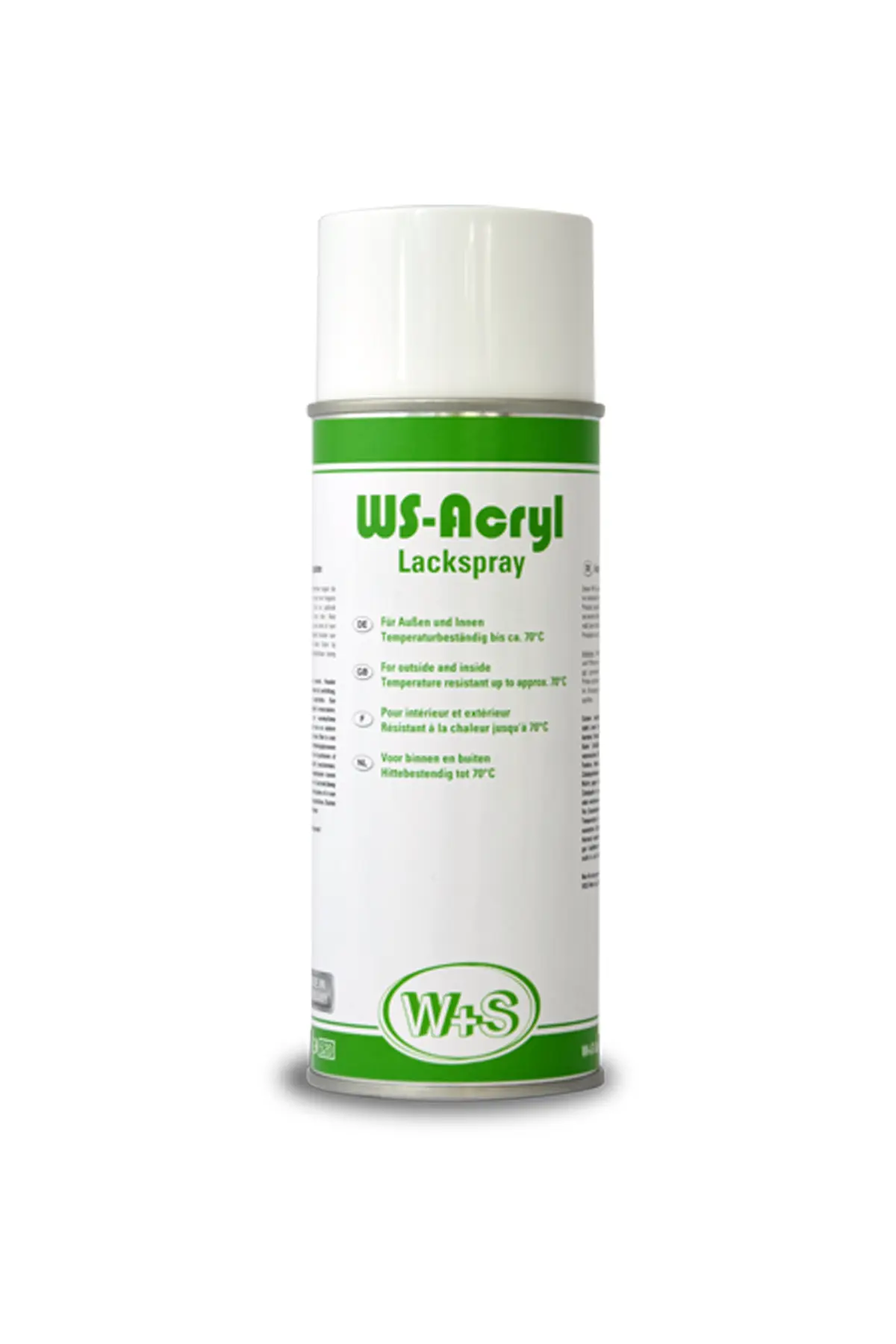 WS-Acryl Sprey Boya 400ml – Parlak Siyah Jet Black RAL 9005