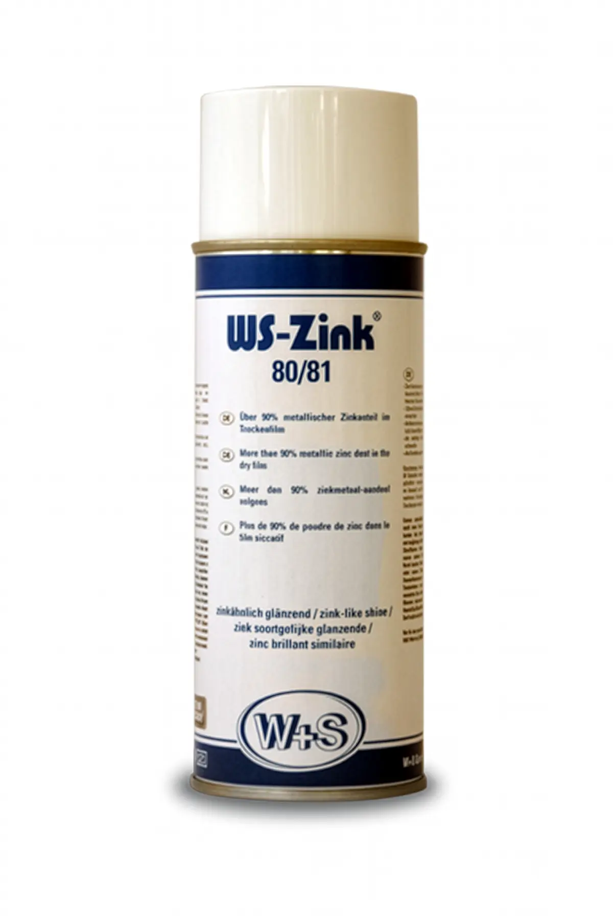 WS-Zink 80/81 Çinko Kaplama Spreyi - Parlak Galvaniz Görünüm (400ml)