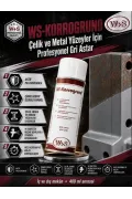 WS-Korrogrund® Antikorozif Astar Spreyi – Kırmızı Kahve (400ml)
