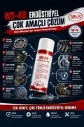 WS-40 Çok Amaçlı Yağlayıcı ve Metal Koruyucu Sprey 400ml