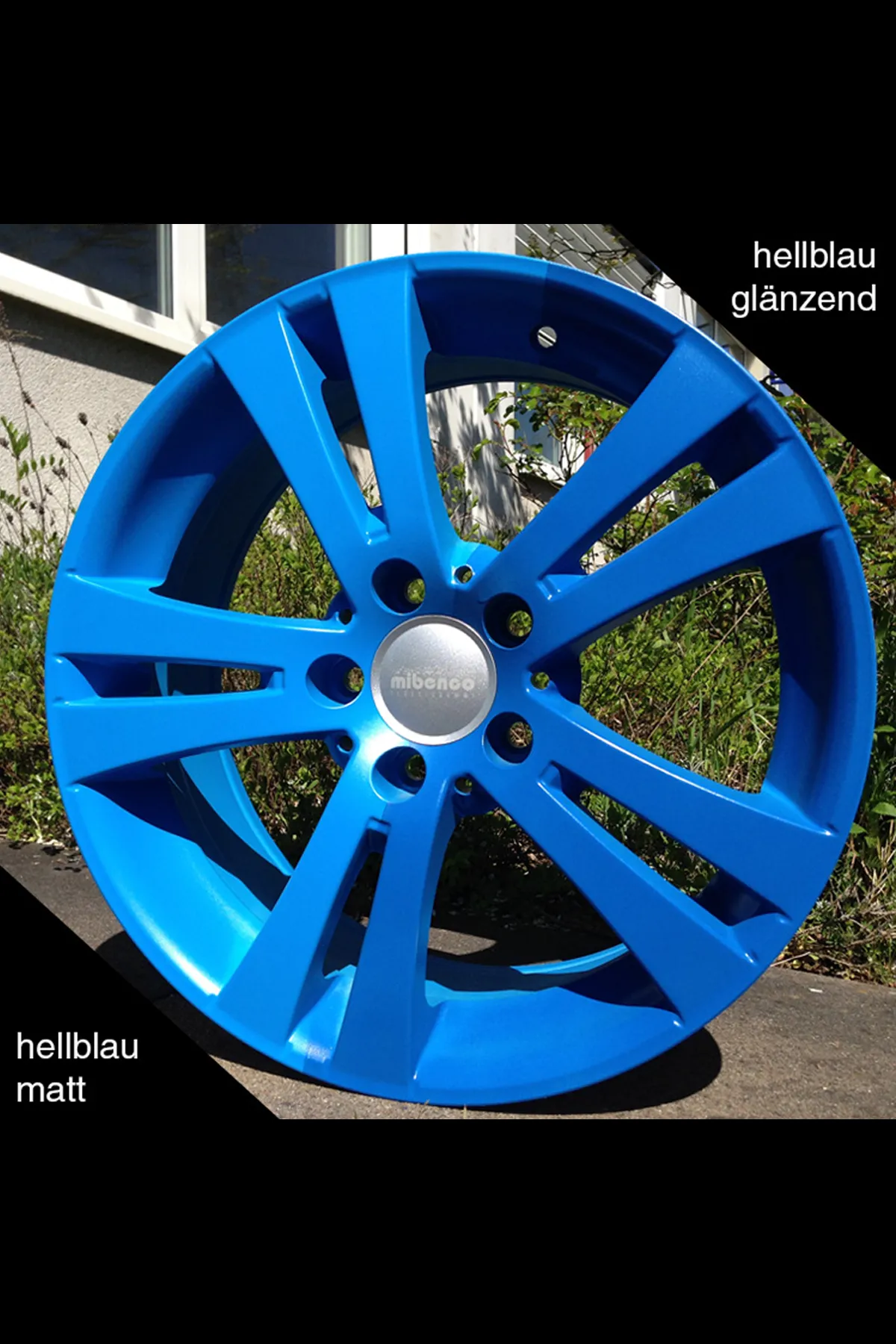 mibenco - Sprey - 400 ml - Parlak Açık Mavi