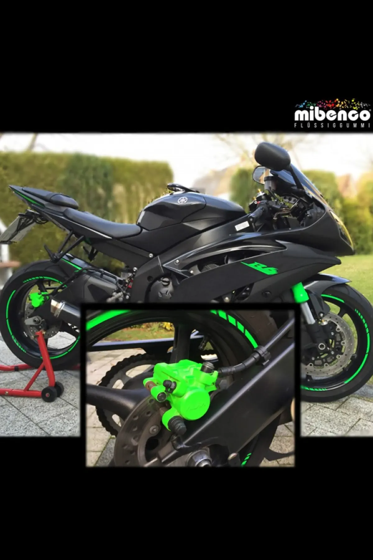 mibenco - Sprey - 400 ml - Mat Neon Yeşil