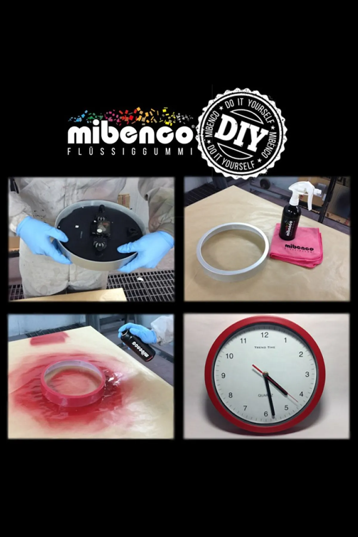 mibenco - Sprey - 400 ml - Parlak Yakut Kırmızı